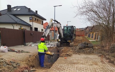 Zdjęcie do Budowa sieci kanalizacyjnej ciąg dalszy &ndash; Osiedle Książenice